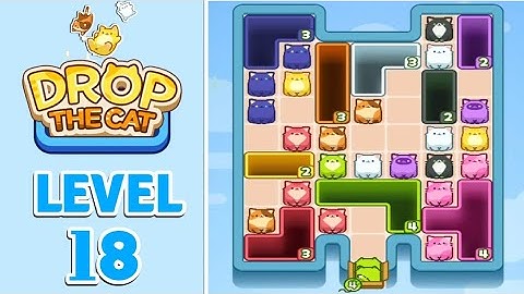 Drop The Cat Level 18 Walkthrough Solution