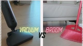 Broom vs vacuum by Simple life 309 views 7 months ago 2 minutes, 20 seconds