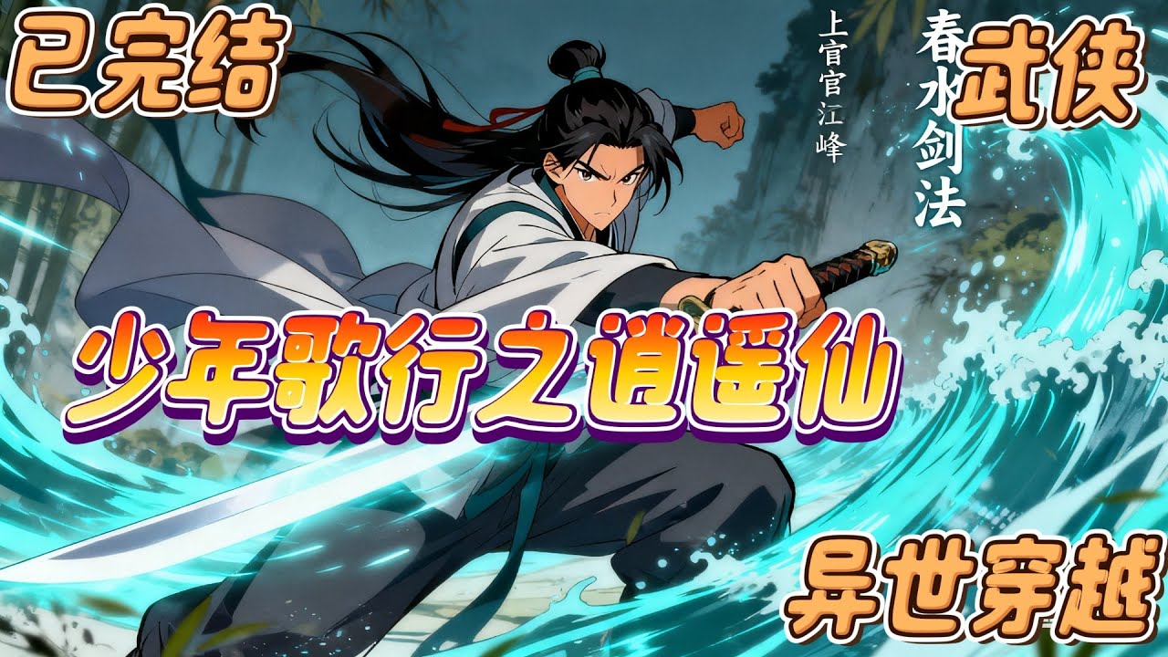 已完结《少年歌行之逍遥仙》#武侠 #少年歌行 #穿越 #仙侠 #動漫 现代社畜上官峰意外猝死，重生为《少年歌行》世界中15岁流浪少年的故事。他携前世剧情记忆与“武道馈赠系统”，于北境濒死之际被隐居……