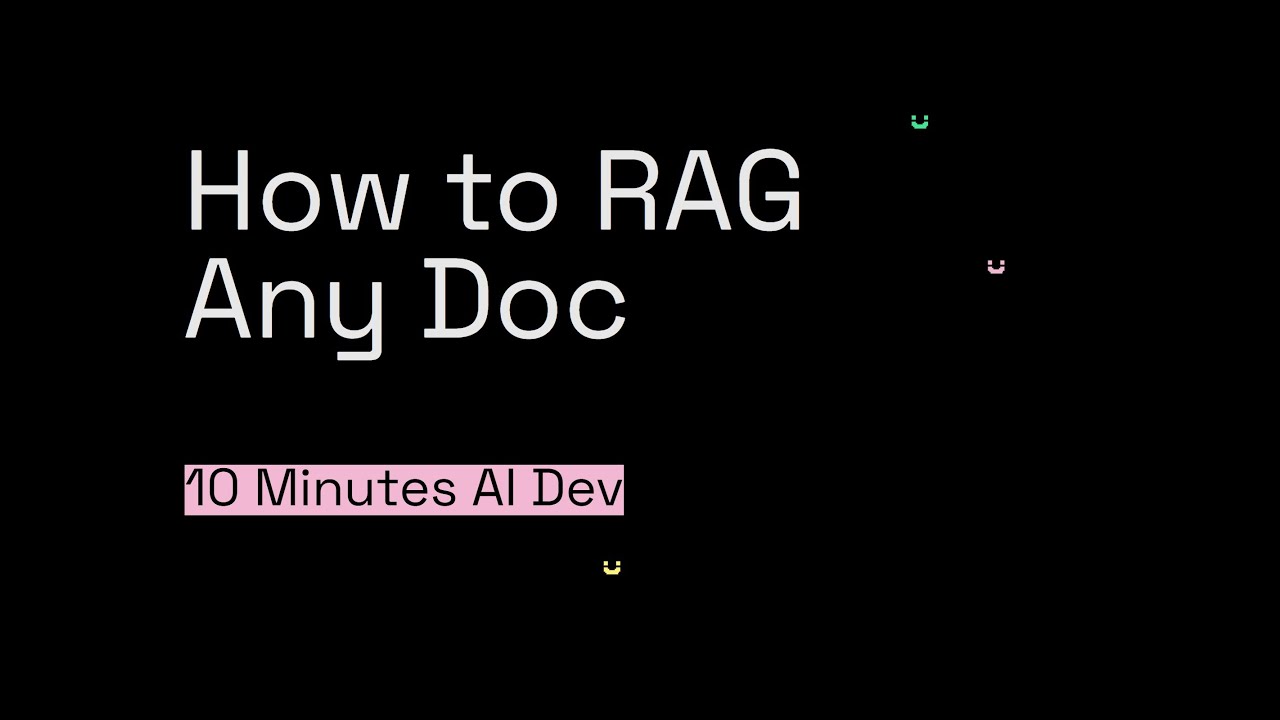 How to RAG Any Doc - YouTube