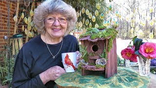 My One Of A Kind Blue Bird House From 150 Year Old Cedar shingles by helen wyatt 18,923 views 2 years ago 48 minutes