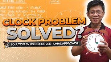 CE Board Exam Review: Solution to Clock Problem using Conventional Approach