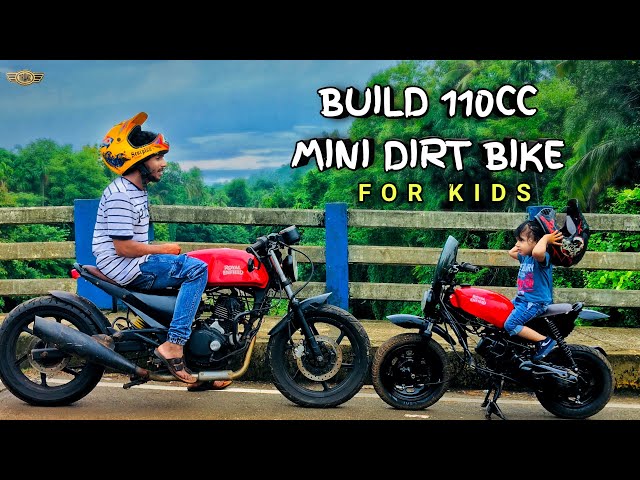 110cc mini dirt bike#110 cc ഹോണ്ട എൻജിനിൽ നിന്നും ഒരു കുഞ്ഞൻ ബൈക്ക് class=