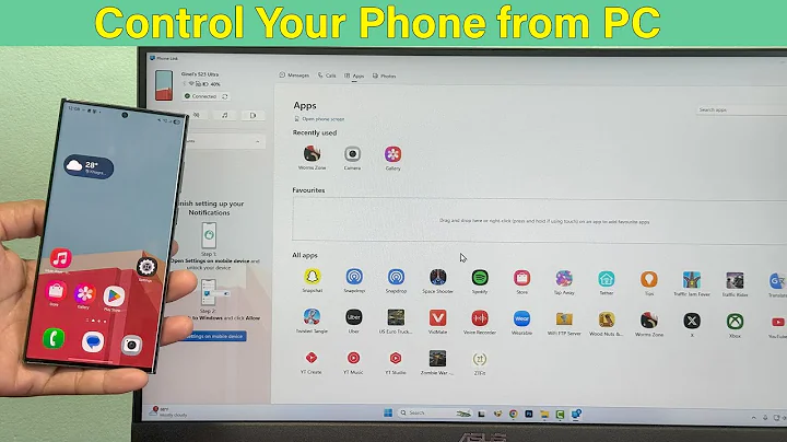 How to control phone from pc
