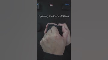 How to open the Go Pro 13 lens and install the macro lens. #gopro13 #goprolens #shorts
