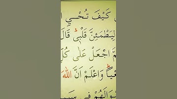 سورة البقرة الأية 260 القارئ مشاري راشد العفاسي