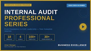 Internal Audit Professional Series | Complete Training Program | GIAS 2024 Aligned | 18 Modules
