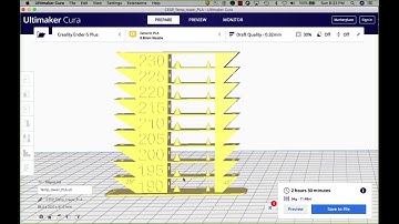 3D Printing Basics. How to setup a Temperature Tower
