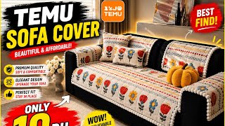 TEMU Sofa Cover for ONLY 10 DH 😱 Worth It or Not? #TEMU #TEMUFinds #SofaCover #HomeDecor