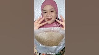 DYMA KULINER 💕ASMR 💕Beras Punel Laros💕Makan Beras Mentah💕#asmrsounds  #asmr #mukbang @Dymakuliner 