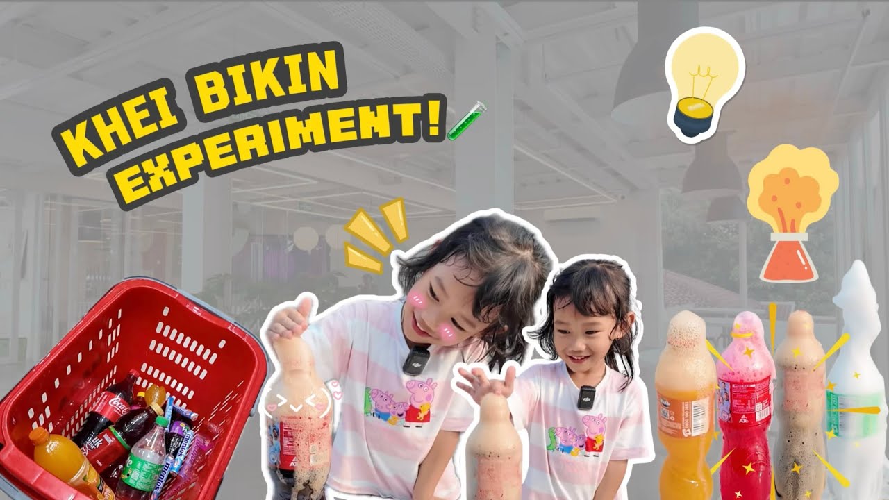 🚀 Eksperimen Seru! Coca Cola, Fanta, Big Cola, Teh Pucuk & Mentos Meledak! 🥤🍬