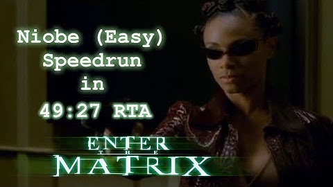 Enter The Matrix PC - Niobe Speedrun in 49:27 RTA