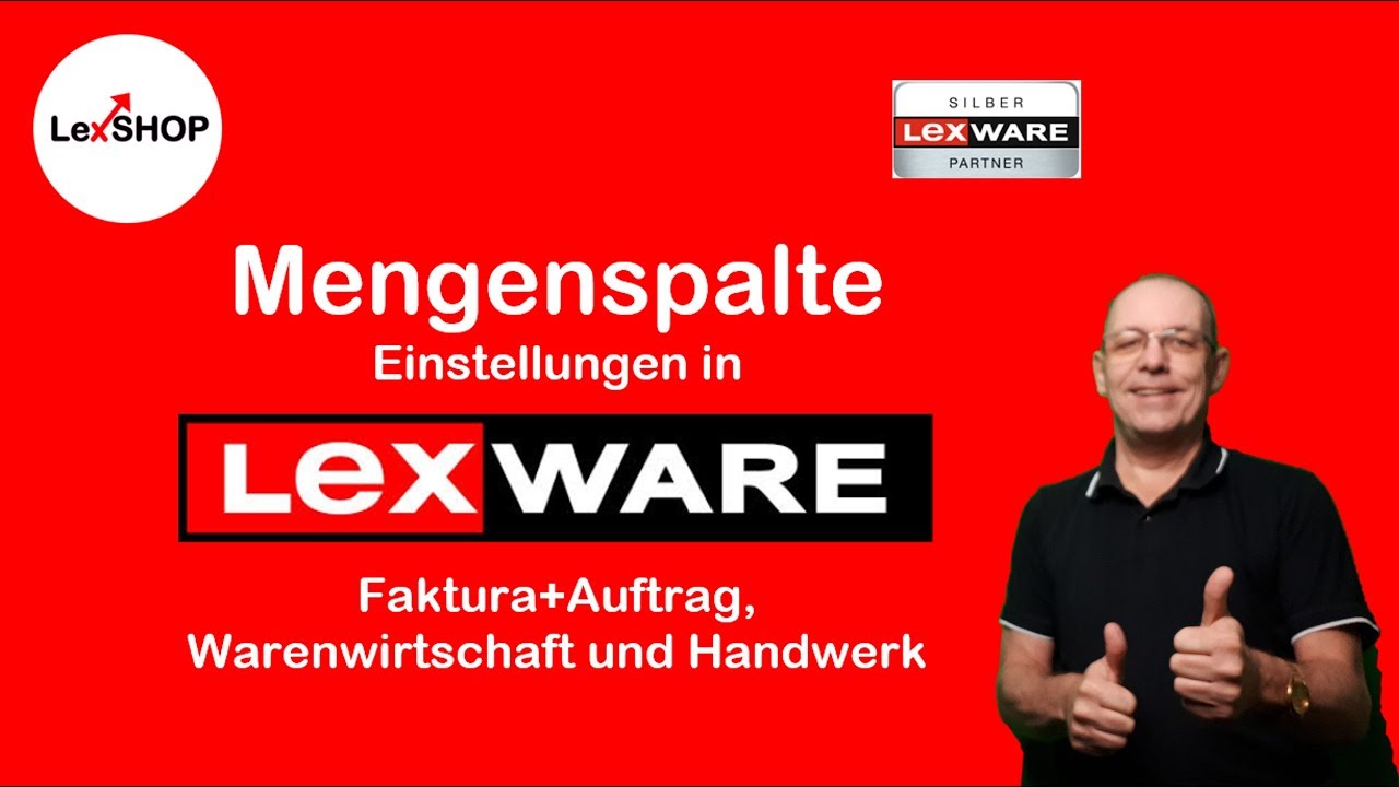 New Mengenspalten-Aufteilung in Lexware Faktura+Auftrag, Warenwirtschaft oder Handwerk ändern