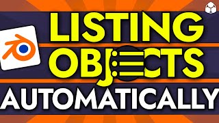 Listing Objects With Blender Scripting is EASY!