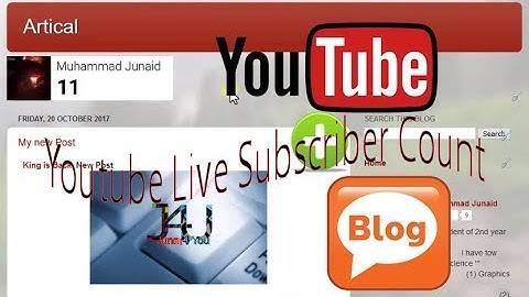 How to Add Youtube Live Subscriber Count in Blog Website Urdu/Hindi