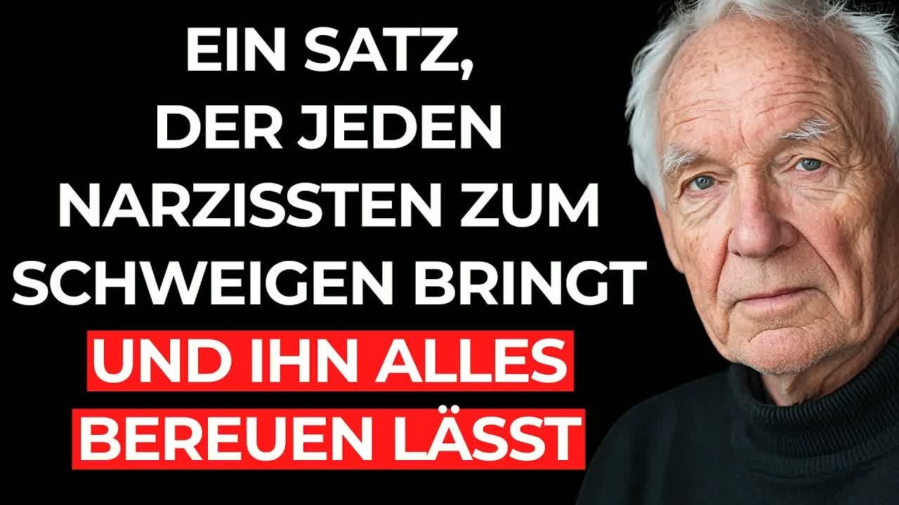 Der eine Satz, den ein Narzisst nie von dir hören wollte