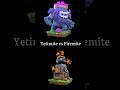 Yetimite vs Firemite #coc #trending #clashofclans #shorts #gaming #attack #equipment #hero #troops