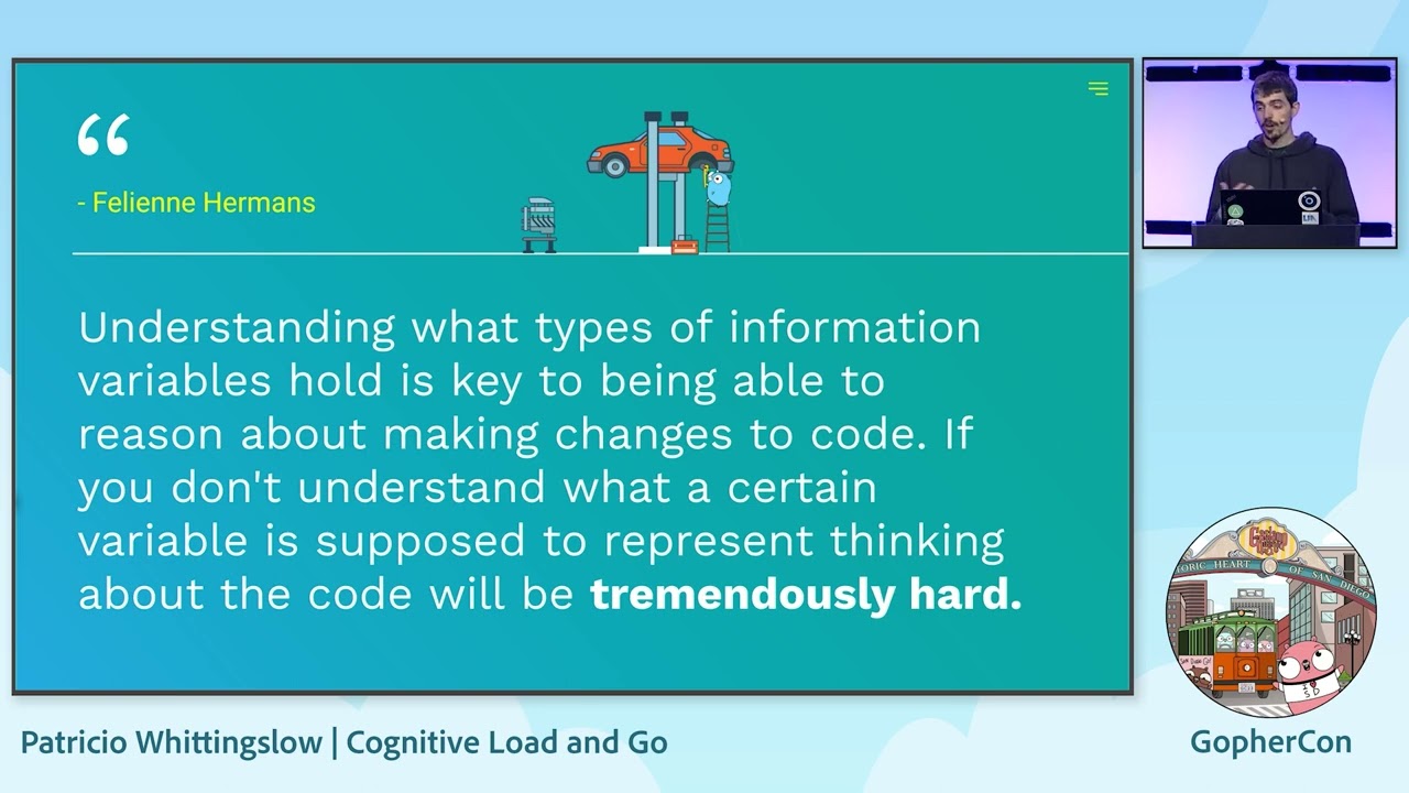GopherCon 2023: Cognitive Load and Go - Patricio Whittingslow