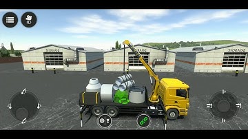Mobil crane truck driving - Drive Simulator 2020 - Snima Gameplay.
