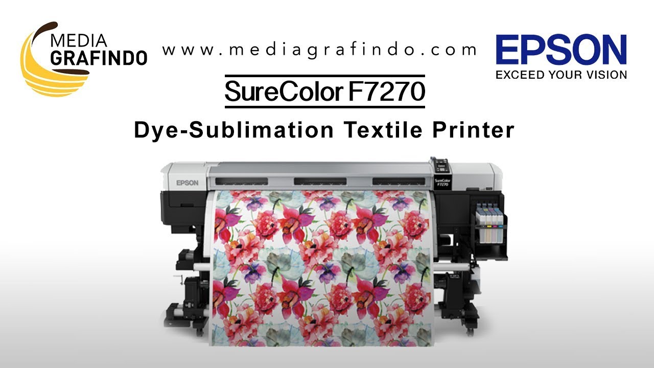 Epson SC F7270 Large Format Dye Sublimation Printer – Castech