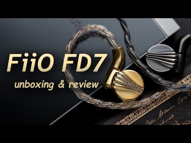 FiiO FD7 (未使用に近い) FiiOの有線イヤホン「FD7」は、音質を自分好みにカスタマイズ