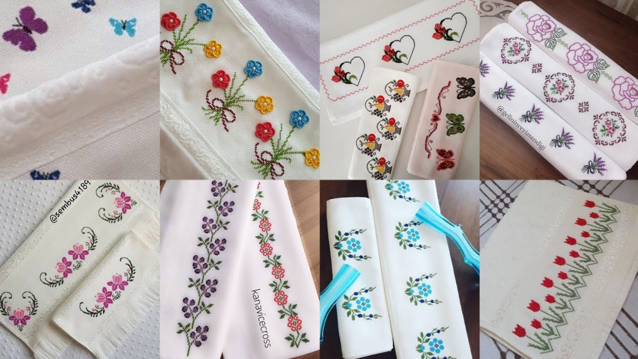 Etamin işleme 🥰😍💥/En yeni etamin işlemeli havlu örnekleri.En güzel etamin işleme havlu modelleri