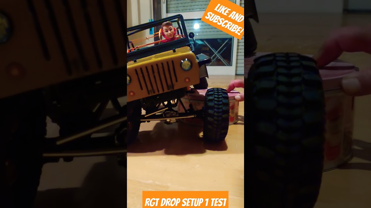 RGT EX86010-CJ + Injora Shocks Drop Setup Test 