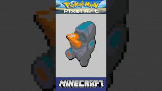 Minecraft Pokémon Pixel Art Timelapse - #299 Nosepass