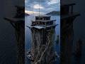 From a lonely ocean rock to a luxury penthouse with an elevator
