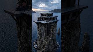 From a lonely ocean rock to a luxury penthouse with an elevator