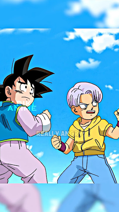 Frieza Get's Scared By Goten & Trunks😂