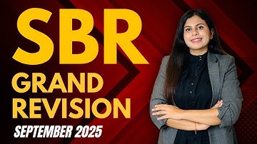 ACCA Strategic Business Reporting (SBR) Grand Revision September 2025 