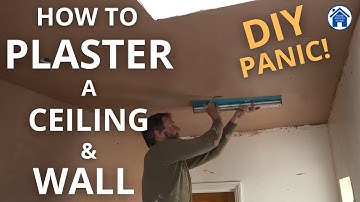 How to plaster a wall and ceiling a beginners guide! Plastering made easy for the DIY enthusiast.