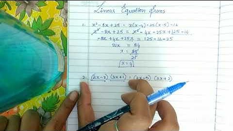 Theory Of Equations ✷Linear equations✷ (Part 2) 1sem BBA || QMB ||