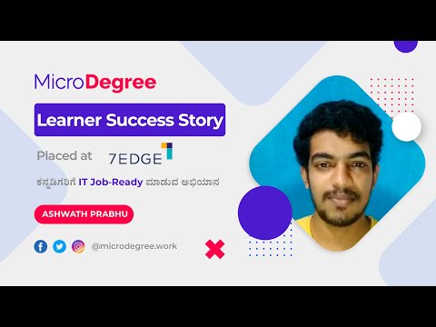 I have suggested many of my friends to attend MicroDegree Courses | Placed at  7edge Solutions