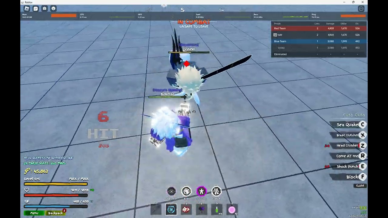 NASTIEST GURA PITCHFORK COMBO IN GPO