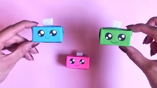 Easy Origami Tissue Box - How to make an origami tissue paper box - DIY