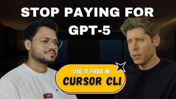 How to Quickly Set Up Cursor AI and Use GPT-5 Model (Free!)