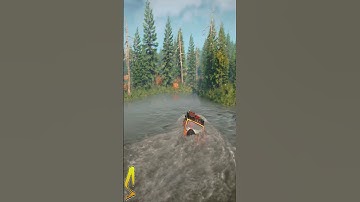 When It Gets DEEP, Can You Let Me Know?! - SnowRunner | #shorts