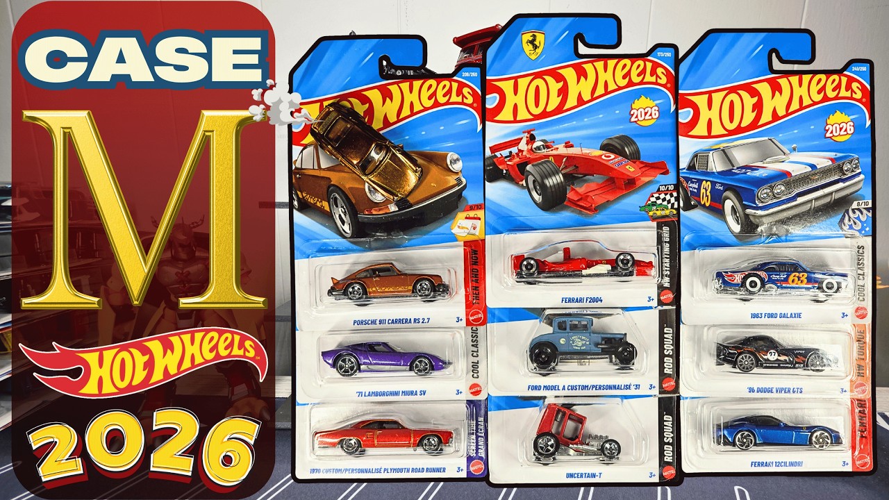 Unboxing Hot Wheels 2026 M Case With The STH Porsche 911 Carrera