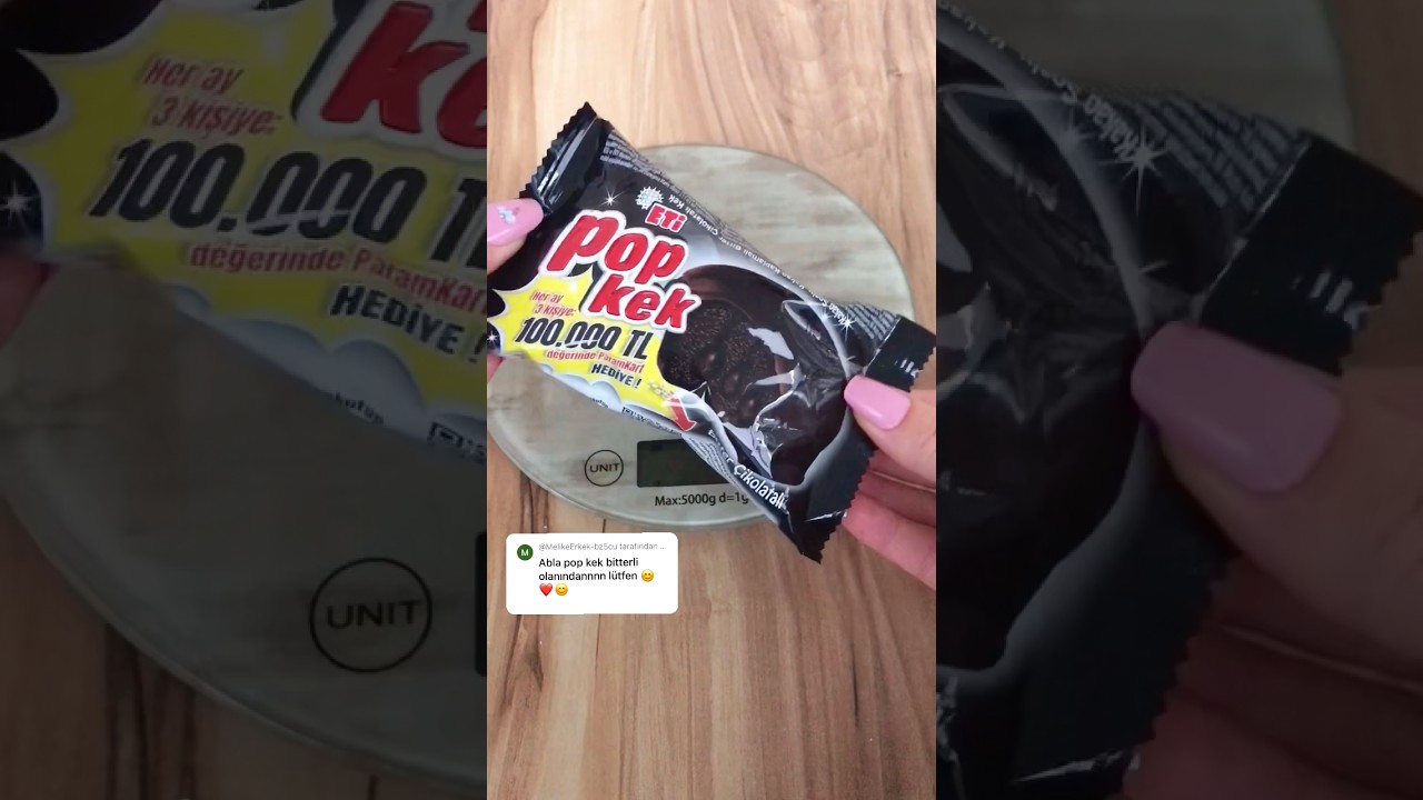 Eti Pop Kek Bitter 55 gram yazıyor bakalım doğru mu ⁉️
