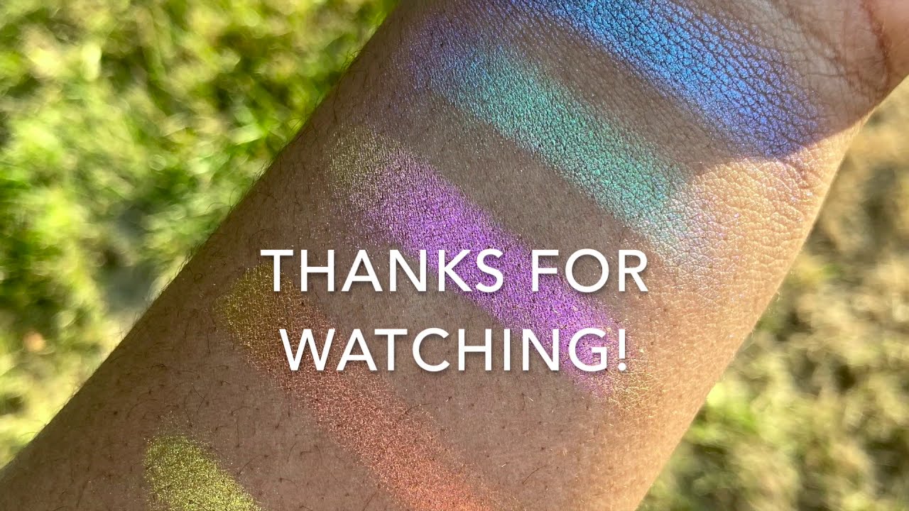 Clionadh Cosmetics Deep Iridescent Multichromes | Live Swatches on Dark Skin