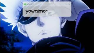 Notification sound | Gojo Satoru | 'yowaimo'