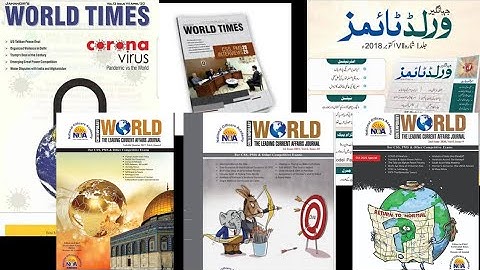 NOA JWT Magazines PDF || Download CSS Current Affairs JWT NOA Magazines Free
