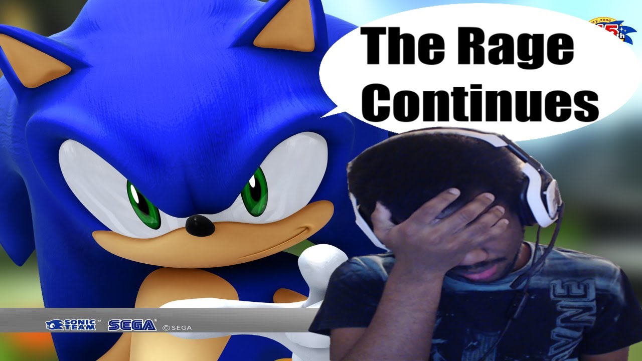 Sonic 06 Speedrun Funny Rage Moments - YouTube