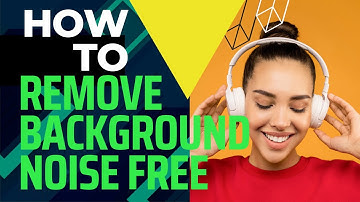 How to remove background noise free (better audio quality)