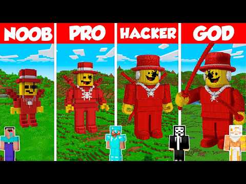 Spyder Sammy Roblox Build Battle Challenge - Noob vs Pro vs Hacker vs God - Minecraft Animation