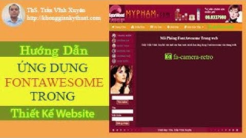 Ứng Dụng Font-Awesome Vào Thiết Kế Website