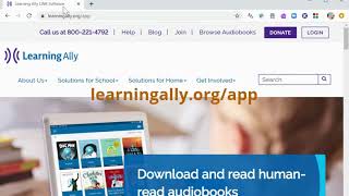 How to Use Learning Ally for eBook Reading