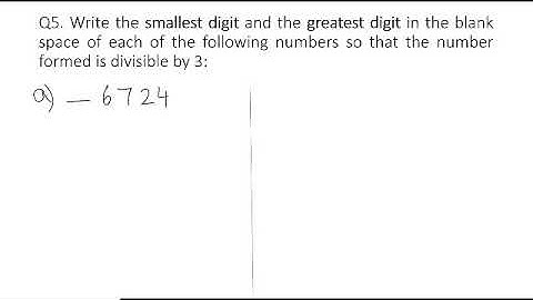 Class 6 Write a digit in the blank space so that the number formed is divisible by 3 #maths #ncert